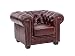 Produktbild Woodkings® Chesterfield Sessel antik Echtleder Bürosessel Polstermöbel Designsessel Federkern Unikat Herrenzimmer englisches Leder Stilsessel (antik rot)