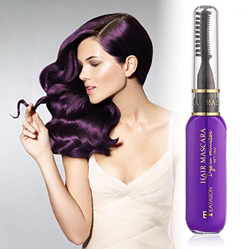 Professional Instant Hair Color, Disposable Hair Chalk Comb For Girls Kids Temporary Hair Color Dye, Washable Hair Mascara Hair Dye Spray For Cosplay Party Makeup 3Ml #TOP3