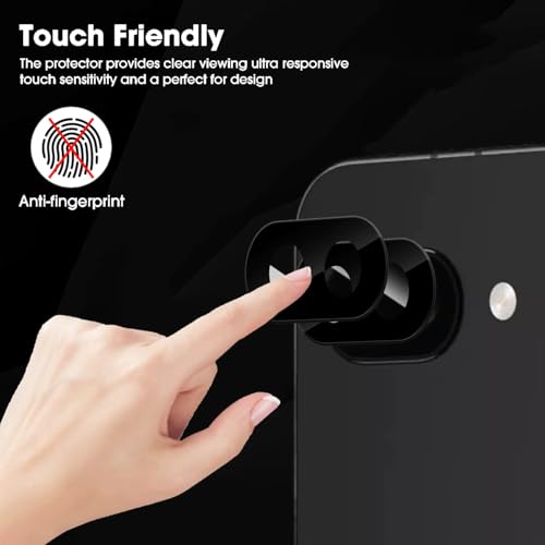 Image of Xmon Back Camera Lens Protector for Google Pixel 9A (1 Pack) Premium Camera Glass Protector Guard, Anti-Scratch, Ultra-Clear, Easy Installation