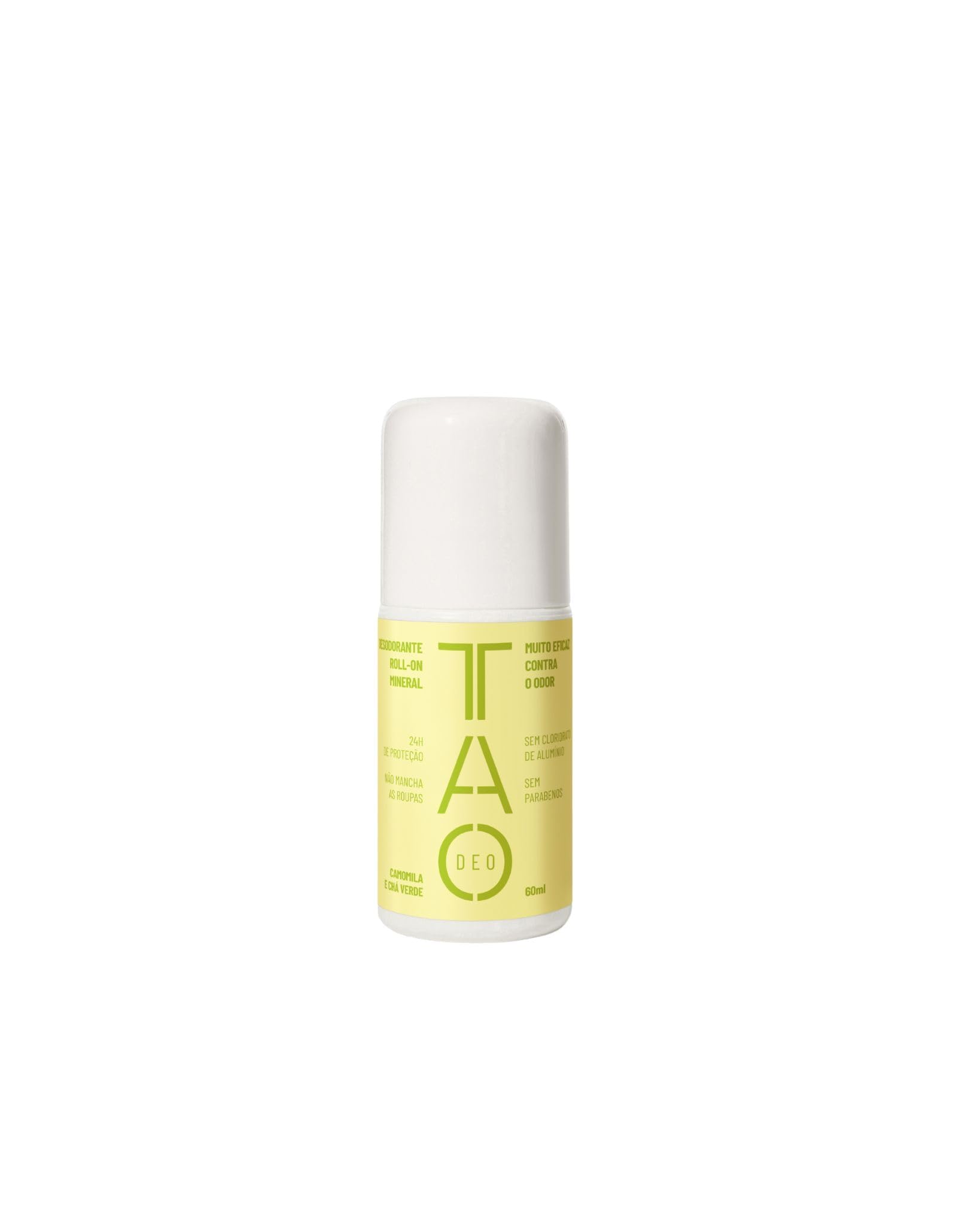 Desodorante Natural Roll-on 60ml Tao Deo Camomila E Chá Verde - Vegano e Hipoalergênico
