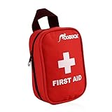 Erste Hilfe Set,First Aid Kit Verbandtasche für Familie, Innenraum, Draußen Erste Hilfe, tragbar Wasseredicht und Staubdicht (Rot)
