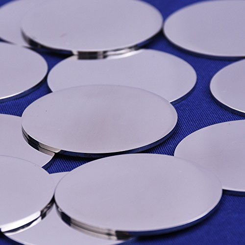 10pcs tibetara® Round Stainless Steel Stamping Blank Tags DIY Craft Making Discs (16mm)
