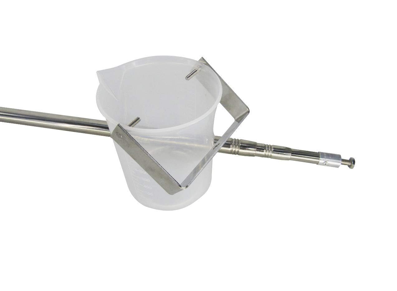 Wasserproben Stange,Edelstahlstange Pendelbecher Probenehmer,Teleskopstangen-wasser probenehmer,Probenentnahme Stange zur Umweltüberwac,Entnahme von Wasserqualität(Size:1.11~3m,Color:Plastic 500 ml)