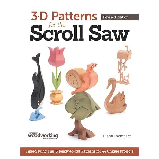 3-D Patterns for the Scroll Saw, Revised Edition: Time-Saving Tips & Ready-to-Cut Patterns for 44 Unique Projects (Fox Chapel Publishing)