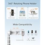 TELESIN 70" Phone Tripod Stand, Gravity-Activated Auto-Open Selfie Stick, Extendable Cell Phone Stand with Magnetic Bluetooth Remote, 360° Adjustable Travel Phone Tripod for iPhone/Android - Image 5