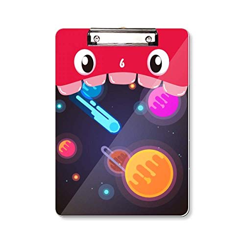 Porte-bloc A4 Alien Monster Space pour organiser vos documents de bureau