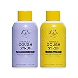 Beekeeper's Naturals Propolis Honey Cough Syrup – Adult Daytime & Nighttime Value Pack – Elderberry, Bee Propolis, Buckwheat Honey – Immune Support & Throat Soothing, Two Pack, 2 x 4 fl oz