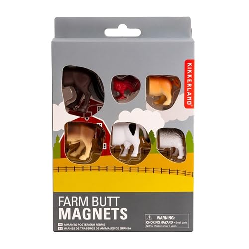 Set de Seis Imanes Decorativos de Animales de Granja miniatura 5