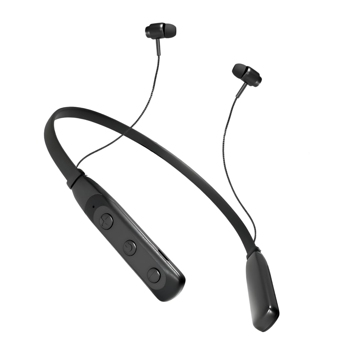 MAK Beatify Series MK-02 Bluetooth Earphones for Musical Experience, 28 Hours Playtime, HD Calls, Fast Pairing, Smart Voice Assistant, Deep Bass, BT V 5.1 Neckband Earphones (Black) (B0DDTXY8GK) Amazon Price History, Amazon Price Tracker
