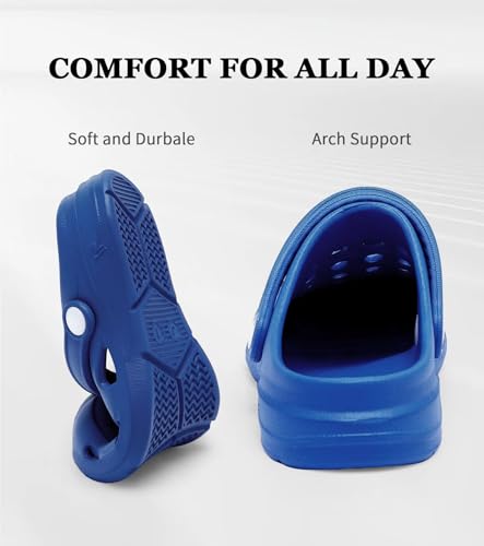 Image of Kids Girls Boys Clogs Garden Shoes Toddler Slip on Sandals Children Water Shower Beach Pool Slippers