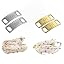 2 Pairs Colorful Shoelaces + 2 PCS Briht Gold and 2PCS Matte Silver