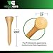 Wedge Guys Bamboo Golf Tees 1-1/2
