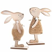 Decoratieve Paashaas pop met lange benen H60 - Charme Deco Decoratieve Paashaas pop met lange benen H60 - Charme Deco