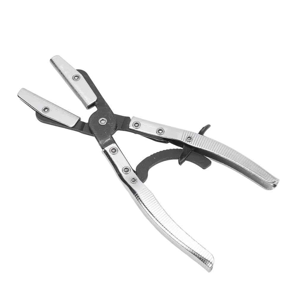 Osmond Hose Clamp Pliers for Automotive and Machine Maintenance, 10-Inch Universal Hose Pinch Off Plier with Ratcheting Jaws