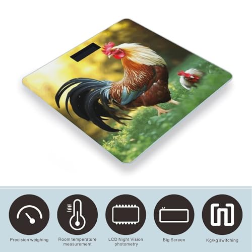 Báscula Digital para Baño con Plataforma de Vidrio Templado miniatura 3