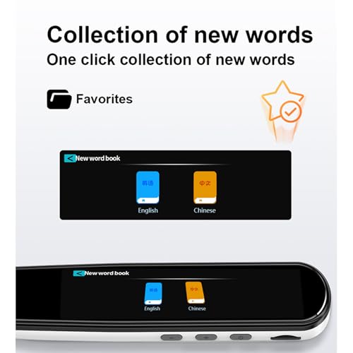 Translation-Scanning-Pen-OCR-Reading-Pen-134-Languages-Voice-Translator-Device-Text-to-Speech-Device-Smart-Scanner-Translator-for-Language-Learners-Business-Travel-White