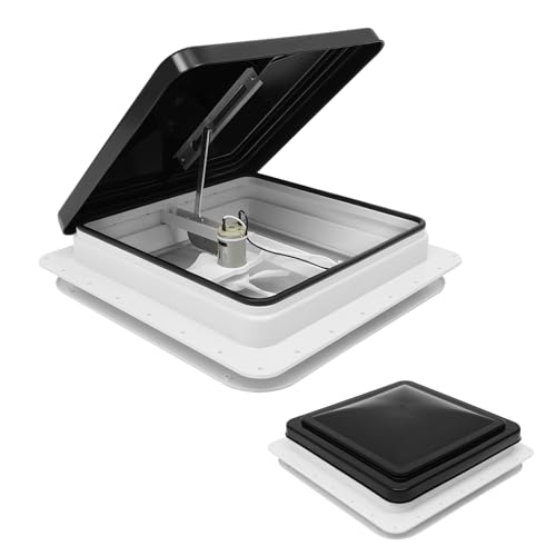 PBTERDTF RV Dachfenster 42 x 42 cm Dachventilator Vent Camper...