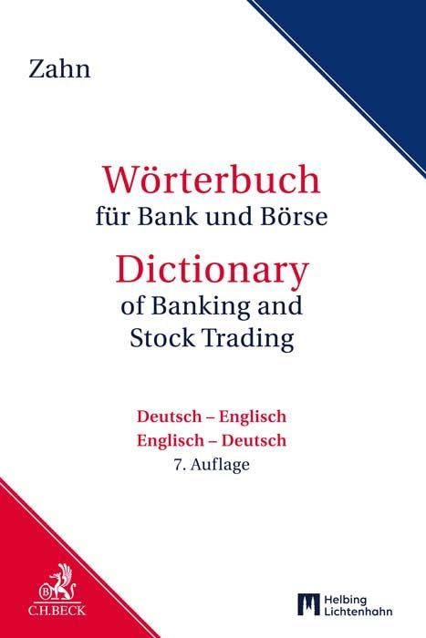 Wörterbuch für Bank und Börse: Deutsch - Englisch / Englisch - Deutsch