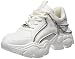 Produktbild Buffalo Damen Binary Chain 2.0 Sneaker, White/Silver, 38 EU