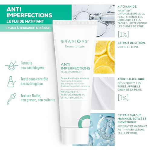 Granions Dermatologie Fluide Matifiant Anti Imperfections 40ml - vue 5