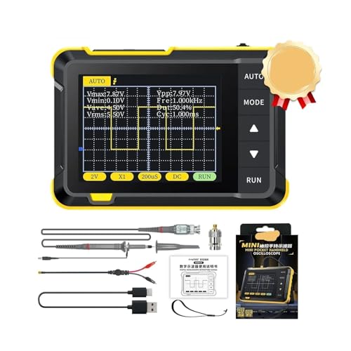 ミニハンドル付きDSO152ポータブルデジタルオシロスコープ200KH/z自動帯域幅2.5MSa/sサンプリングレート - 電子機器修理必需品(DSO152(Option))