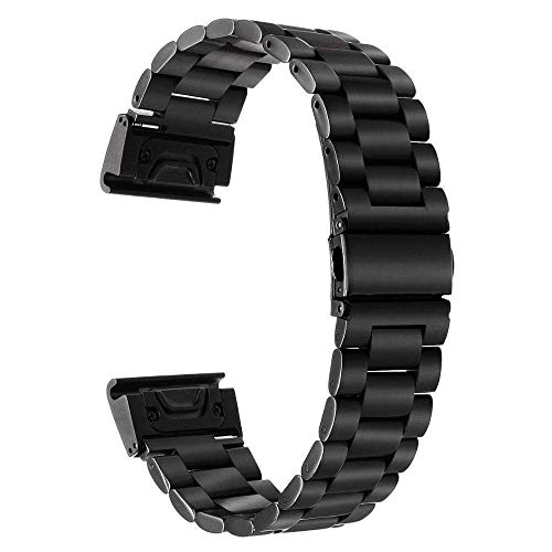 Bracelet de montre en acier inoxydable 26mm 22mm 20mm pour fenix 5s 5 5x