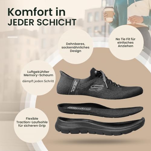 Skechers Slip-ins Summits New Daily Damen Sneaker 150263 BBK – Ansicht 4