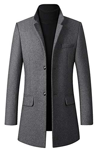 OKJCON チェスターコート ロング 3XL グレー