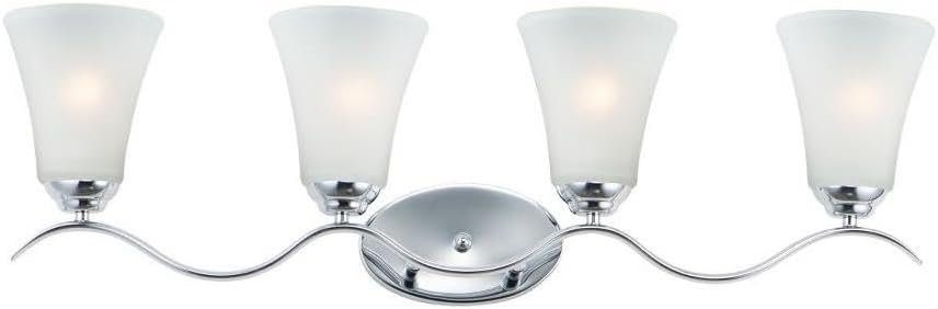 Maxim Lighting 12084FTPC Vital-4 Light Bath Vanity-31.5 Inches Wide by 9.5 inches high, Finish Color: Polished Chrome