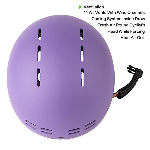 Bike Helmet For Adults, Onbros Cycling Helmet For Women And Men Large Adjustable For Commuting Skateboard Road Bike Roller Skating Bicycle 56-61Cm #TOP4
