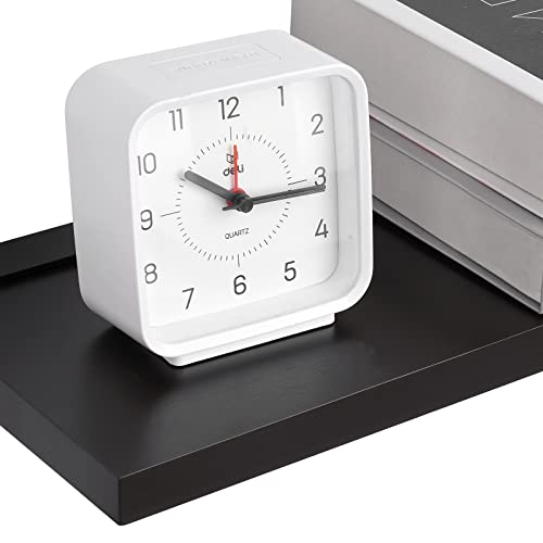 Meangood Floating Shelves Wall Mounted Set Of 2, 17 Inch Natural Bamboo Wood Wall Storage Shelves For Bedroom,Living Room,Bathroom, Kitchen Black #TOP6