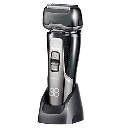 Elektrorasierer mit Digitalanzeige nachladbare wasserdichte Nass- und Trocken Männer Rasiermesser