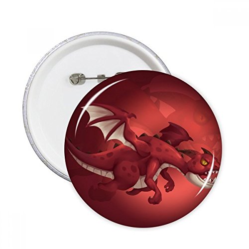 Bouton Badge Broches rondes Fantasy Donjons Vêtements Décoration Multicolore 5pcs