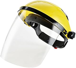 Zhi Jin Adjustable Clear Safety Face Shield Visor Screen Mask Helmet Anti Scratch Splash Eye Protection Cover Black