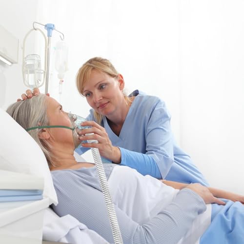 CPAP-Schlauch 180cm Universeller Beatmungsgeräteschlauch Atemgerät Schlauch Kunststoff Beatmungsgerät Zubehör, 22mm Schlauchanschluss