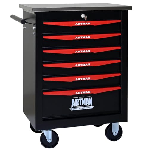 6-Drawer Rolling Tool Chest with Lock