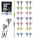 JustJamz Kidz 2.0 Jelly Matte In-Ear Earbud Headphones Mixed Colors - 30 Pack