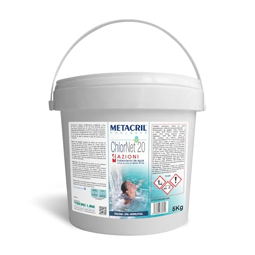Metacril CHLOR Net 20 - Cloro Multiazione per Piscina 5KG