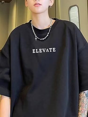 Image of Rigo Printed Oversized T-Shirts for Men | Drop Shoulder T-Shirt for Men