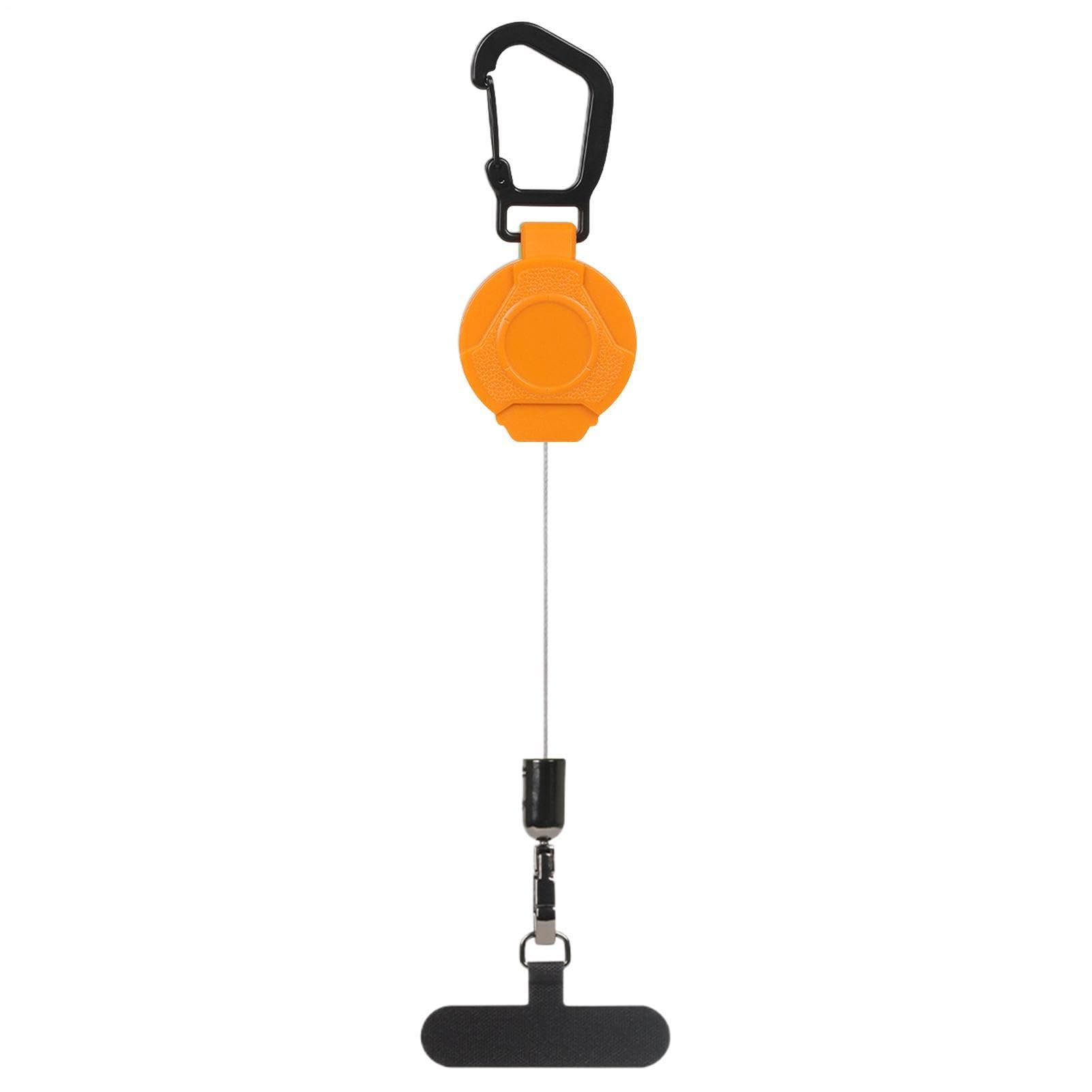 Einziehbarer Karabiner Verlustsicheres Freihändiges Hochfederndes Lanyard | Schlüsselhalter Karabiner Clipband Für Outdoor Angeln Camping Klettern Wandern Picknick Damen