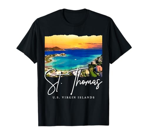 St. Thomas, USVI Souvenir US Virgin Islands T-Shirt