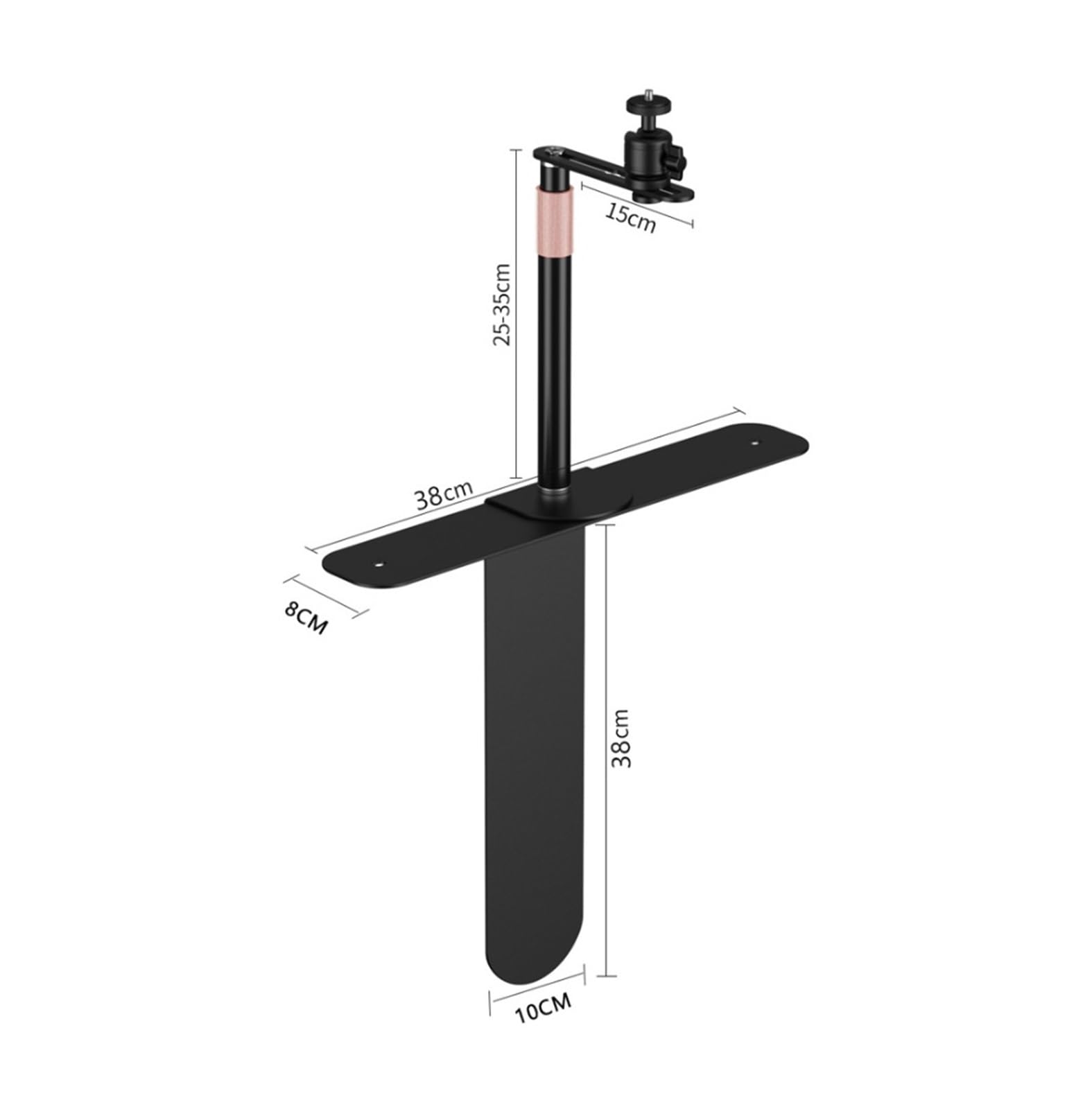 Support pour Projecteur Support De Projecteur Réglable À 360° for Canapé, Table Chevet CinéMa Maison(Black)