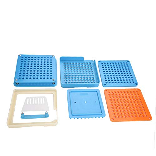 Llenadora de Cápsulas, Placas de Cápsulas Vacías con Esparcidor de 100 Orificios, Llenado de Cápsulas Vitaminas en Polvo Herramienta de Llenado de Cápsulas Máquina de Llenado de Cápsulas(F1)