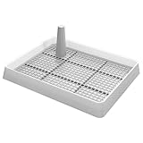 PERSELOSO Dog Urinal Potty Training Toilet Litter Box Puppy Supplies Indoor Dog Potties