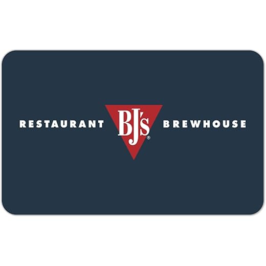BJ's Restaurant & Brewhouse Pizza eGift Card