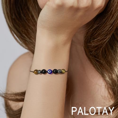 Evil Eye Bracelets Stress Anxiety Protection Bracelets for Women Men Anxiety Relief Item Gifts2