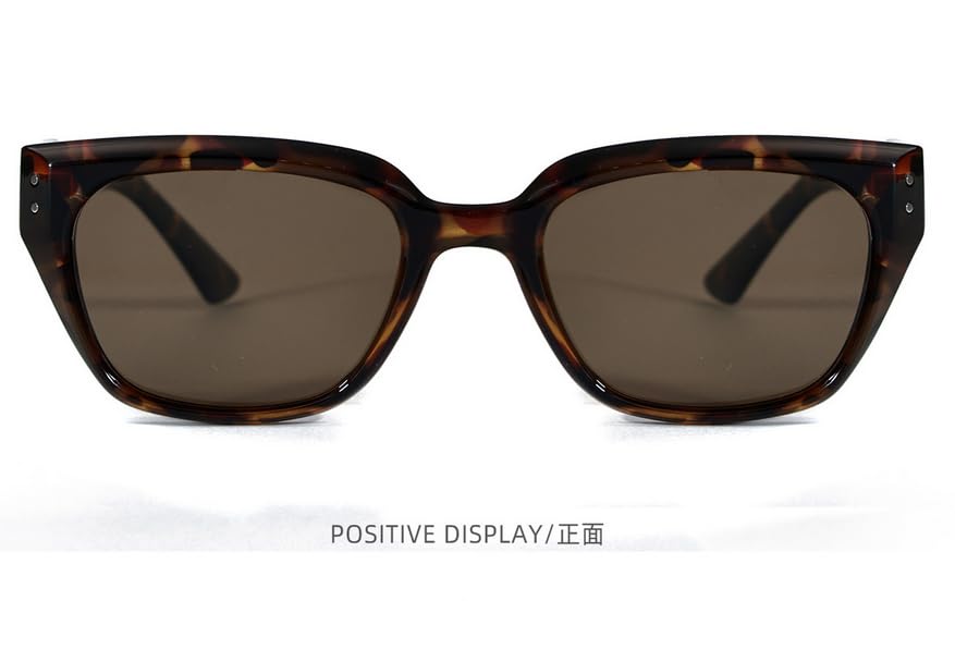 Lunettes de soleil de mode pour femmes polarisées cadre rétro classiques
