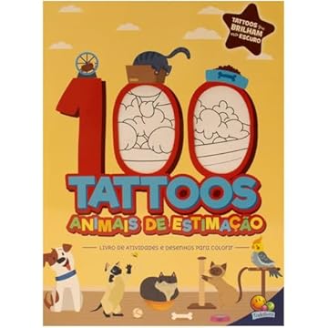 Capa do livro Tattoo Mania: Animais de Estimação