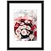 Golden State Art, 12x16 Picture Frame - Matted to Fit Pictures 8.5x11 Inches or 12x16 Without Mat (Black)