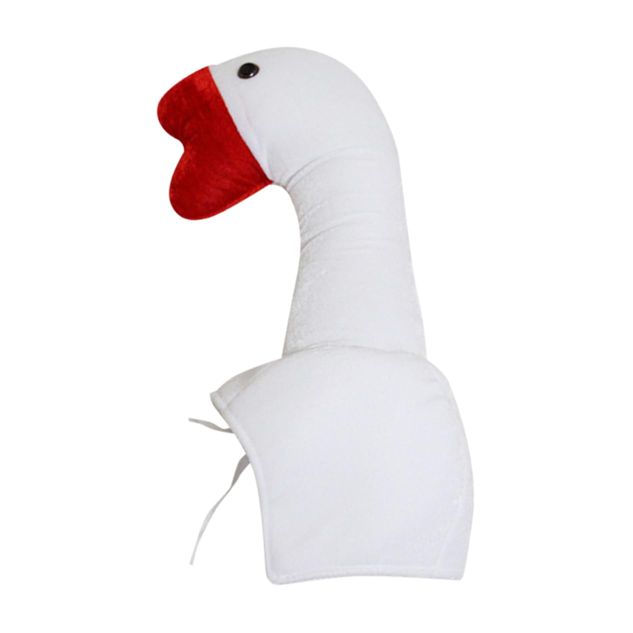 Toyvian Sombrero de Ganso de Peluche Blanco para Fiesta y Cosplay